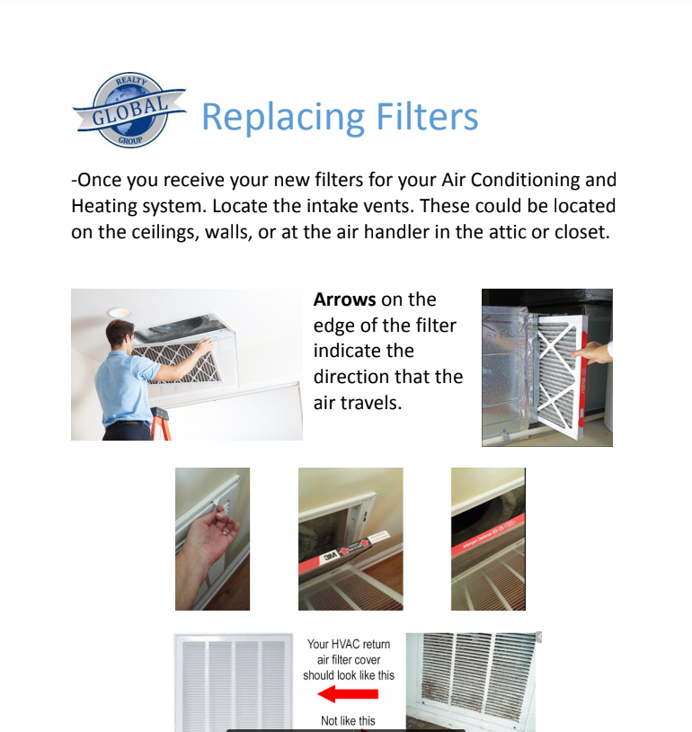 Replacing Filters